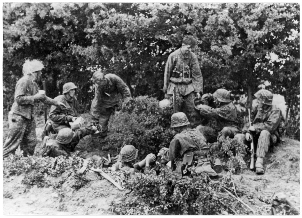 Des soldats allemands au repos - Archives du Calvados